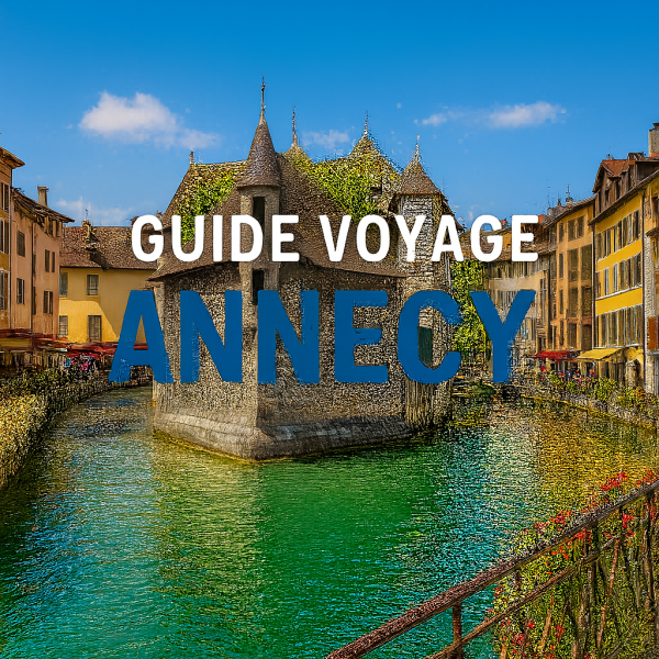 Couverture de l'ebook guide voyage Annecy complet.