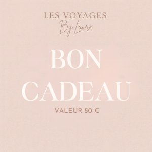 Bon cadeau 50e organisation de voyage